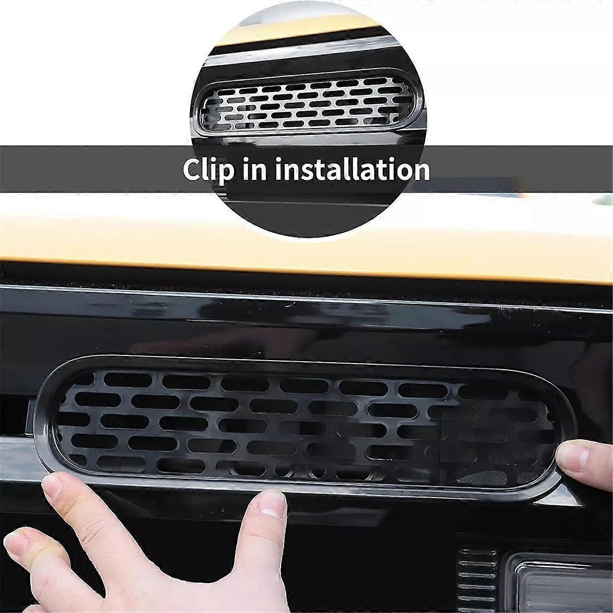 Griglie del radiatore del paraurti anteriore dell'auto Copertura Griglie a rete centrale per accessori esterni per auto 2021-2024