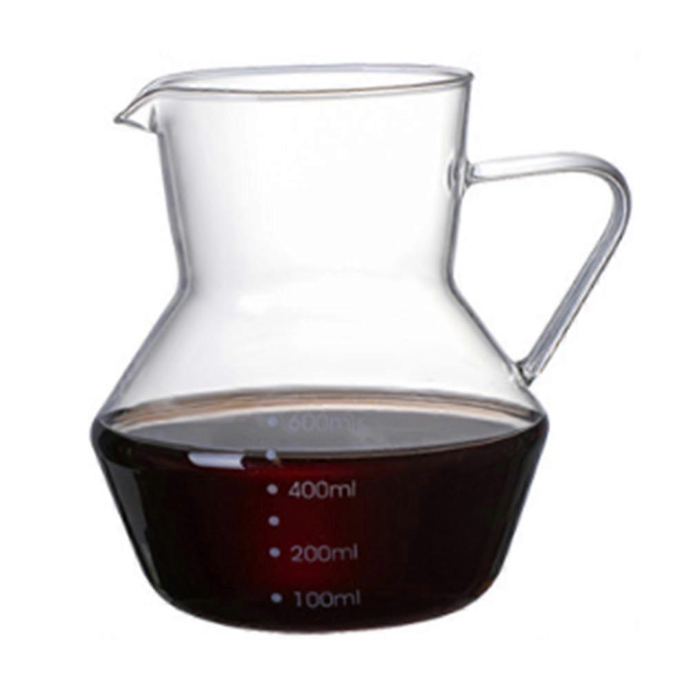 Coffee Brewer Pot Glass Hand Drip Pyrex-Share Kettle for Kitchen Office