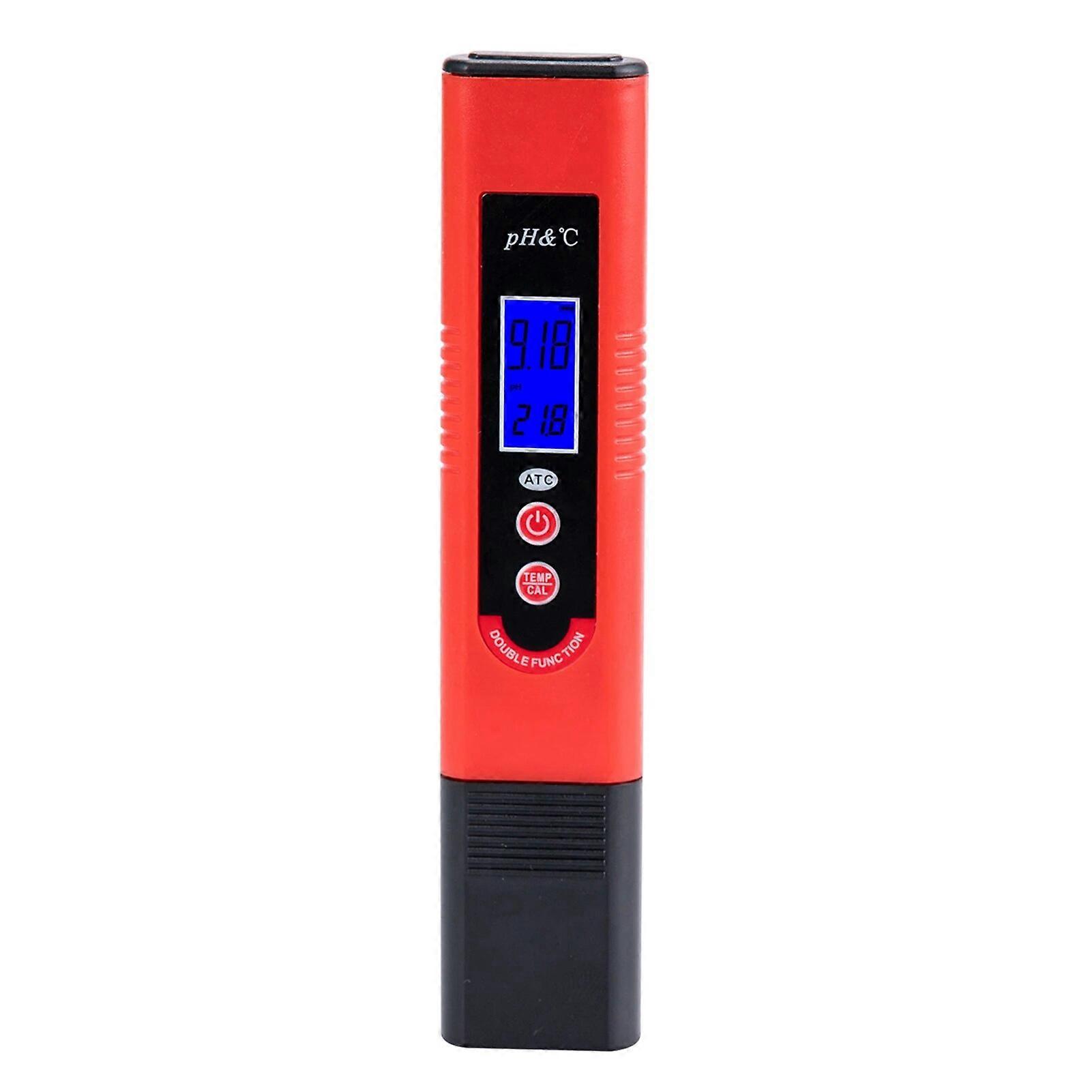 PH-007T Pen-Type PH Meter ATC Function Backlight Acidity Tester Auto Calibration Portable PH TEMP Water Quality Analysis Meter