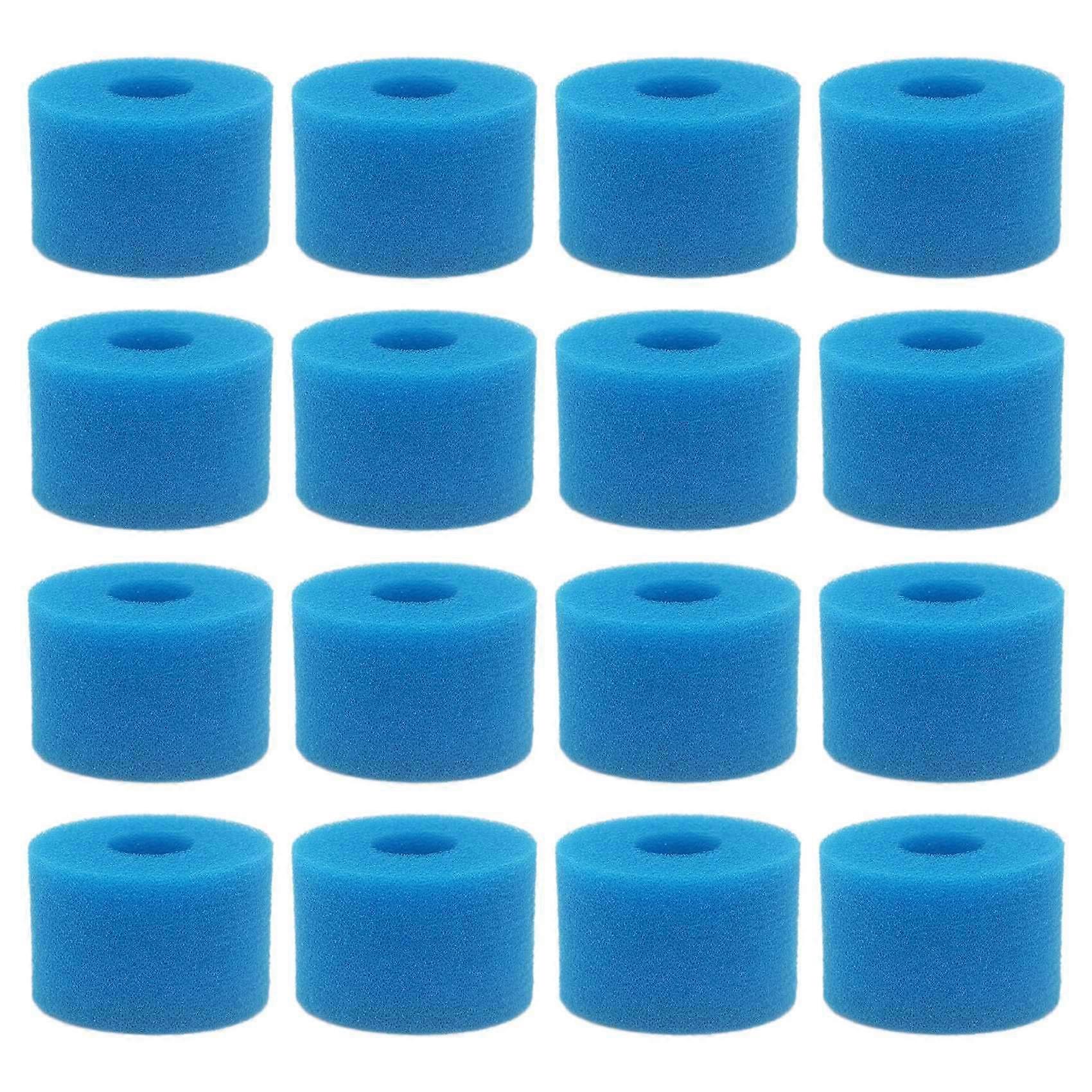 Lot de 16 filtres en mousse lavables et réutilisables pour spa Pure Spa, type S1
