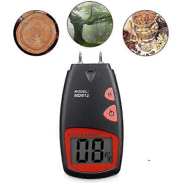 Wood Moisture Meter with LCD Display and Digital Water Leak Detector