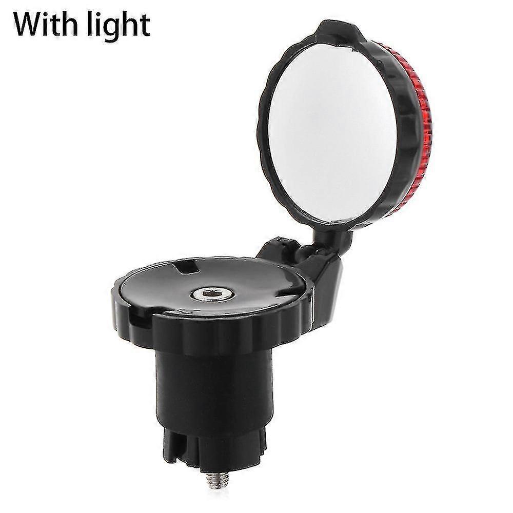 Small Rotary Folding Cycling Bicycle Mirror Handlebar Rearview Mirror Handle Plug Reflector Special Road Mtb Bike Accessories-k-rx