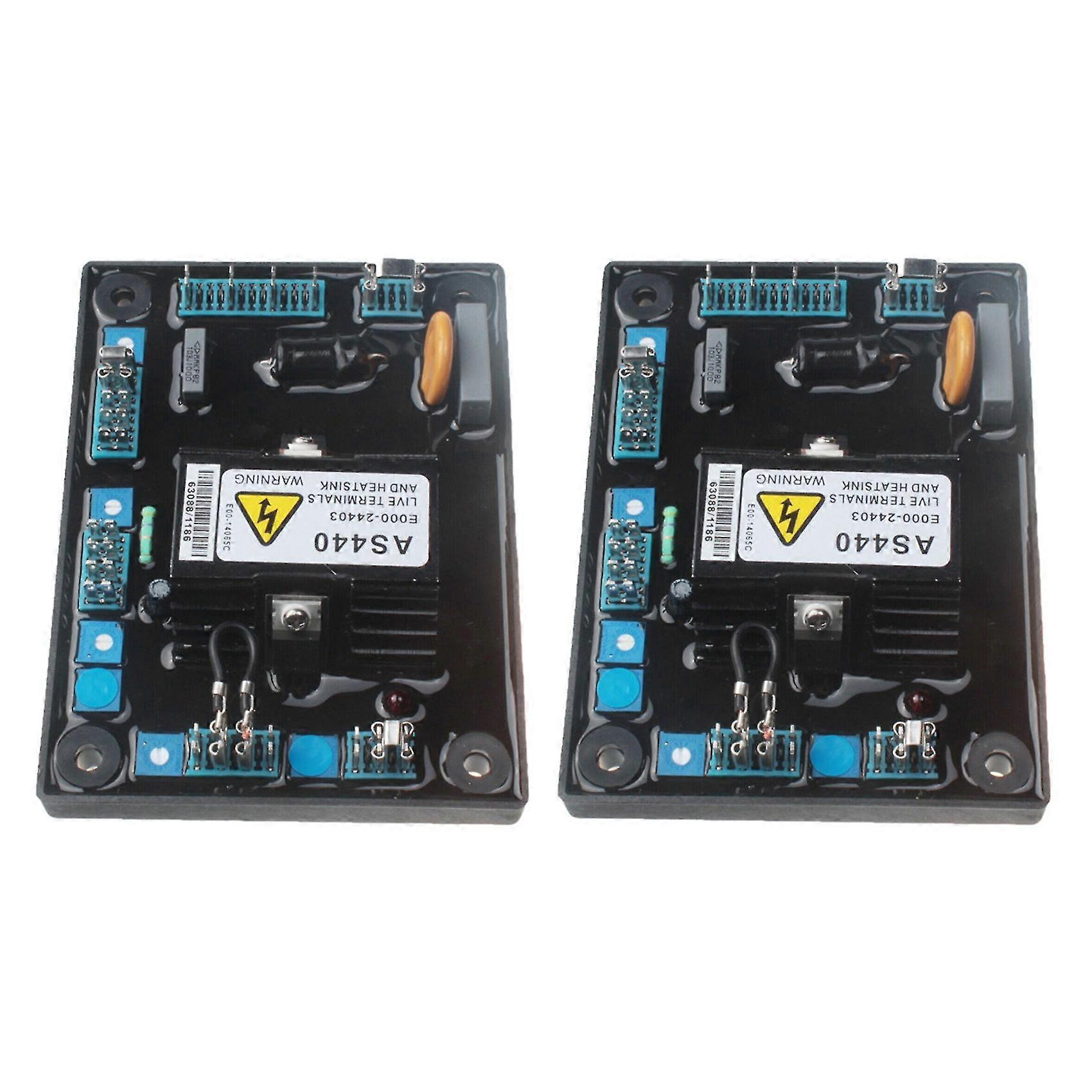 2x As440 Generator Automatic Voltage Regulator Input Ac 190-264v 4a Engine Avr Voltage Regulator Ge