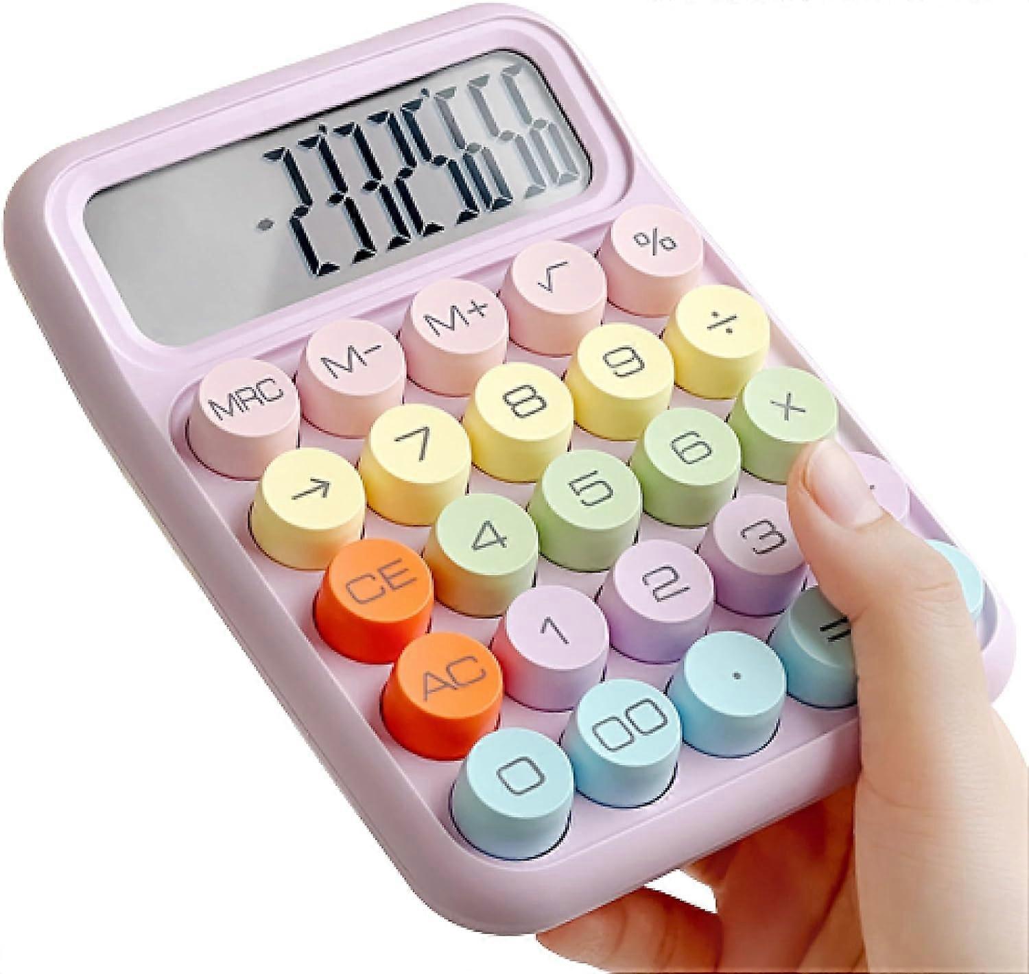 Color version calculator, simple and fresh, calculator, purple