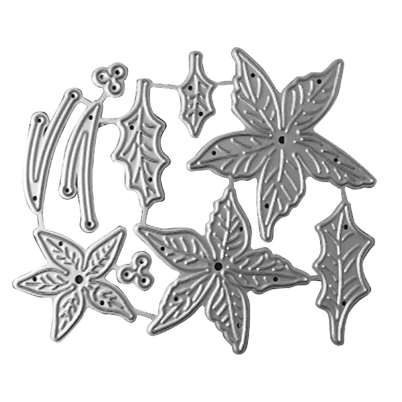 Cutting Dies Lightweight Reusable DIY Flower Metal Cutting Dies for Christmas