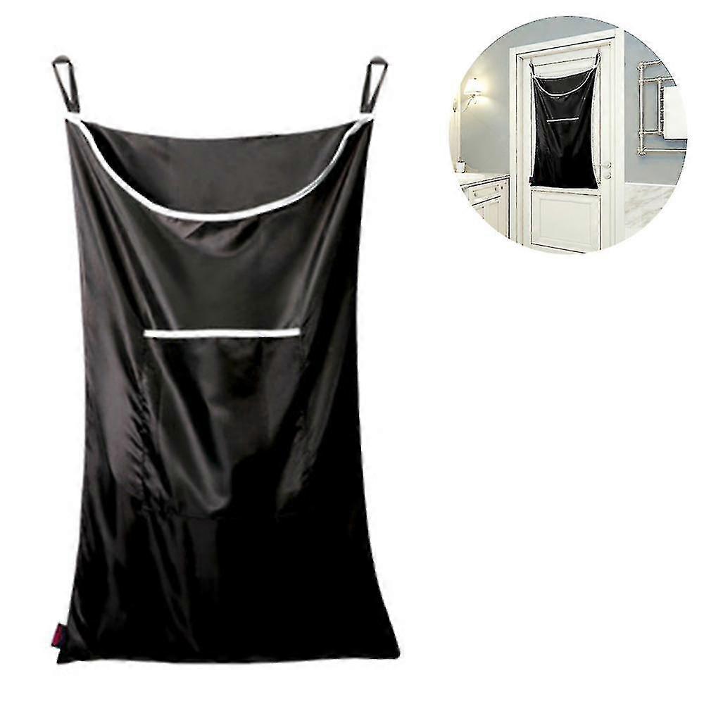 Door Hanging Laundry Hamper With Stainless Steel Hooks Laundry Hamper