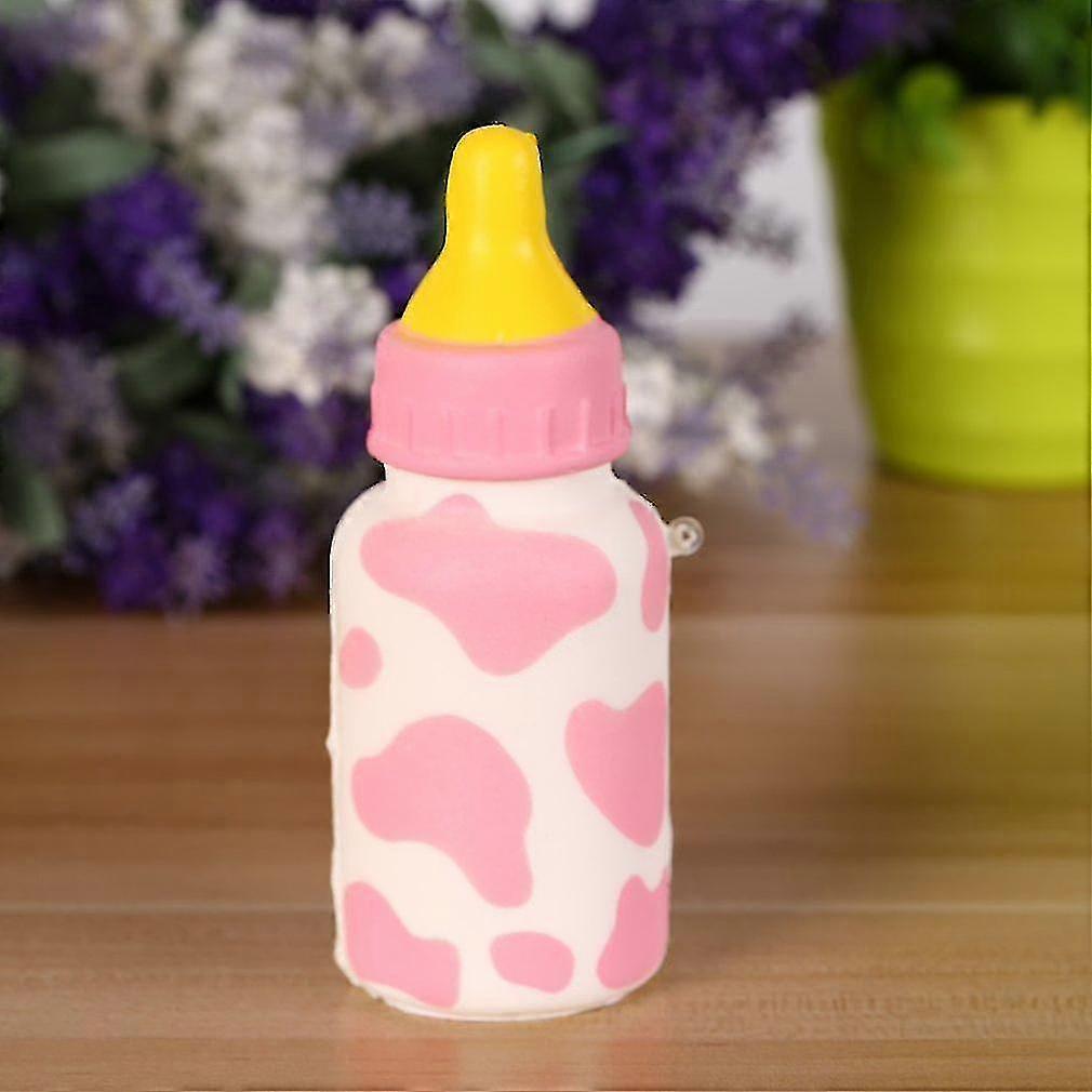 Simulation Slow Rebound Small Milk Bottle Cellphone Charm Hanging Strap