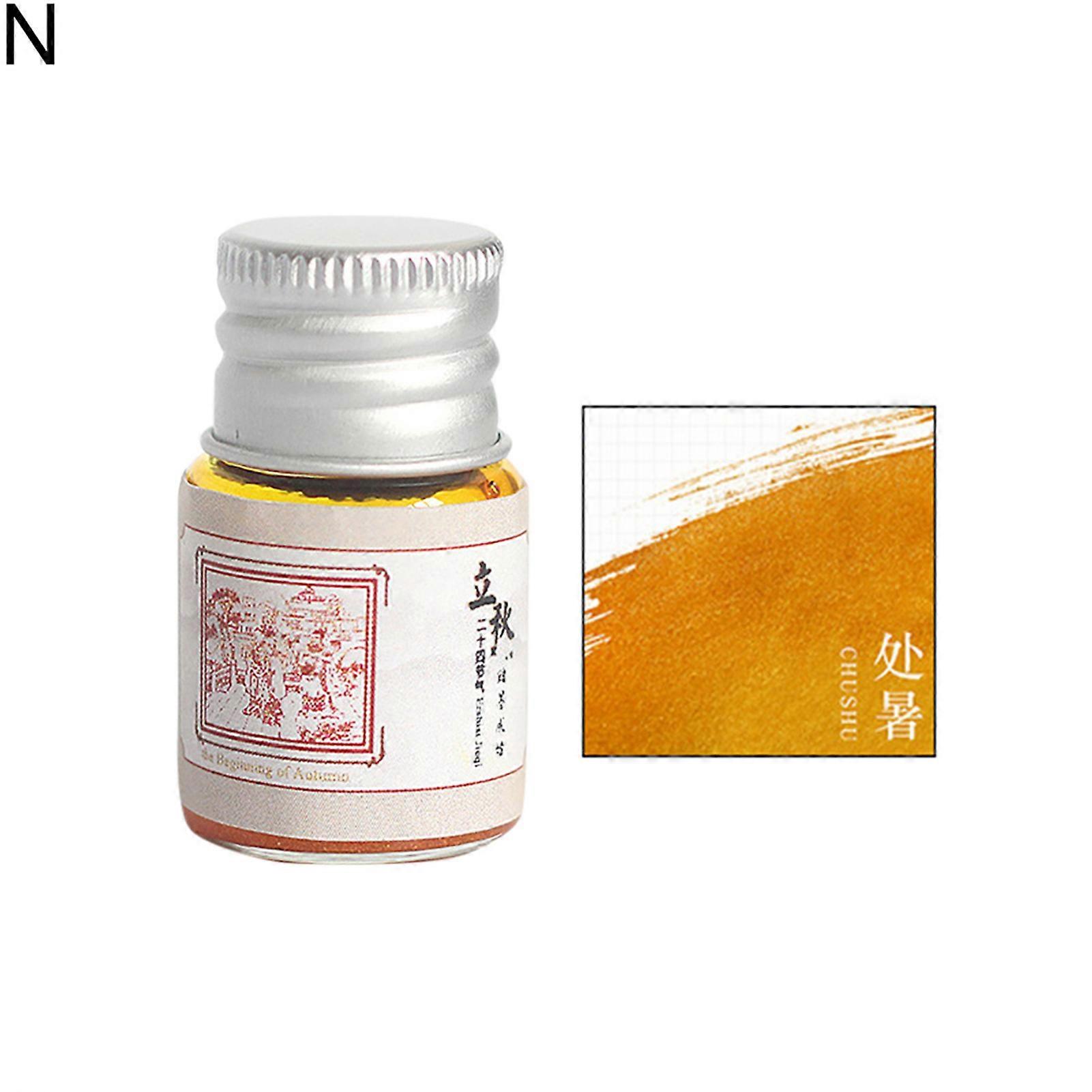 Pen Ink Smooth Writing 24 Colors Glass Bottle Colorful Painting Ink compatible Writing kaesi