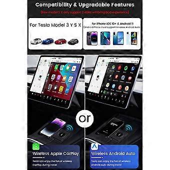 T2C Carlinkit Wireless CarPlay Dongle For Tesla Model 3 Y Apple Car