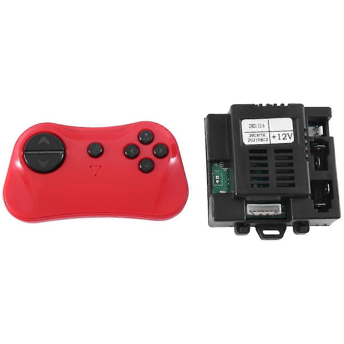 DR01 V2.6 390MYK 12V 2.4G Bluetooth Remote Control and Receiver for Children Electric Vehicle Repla