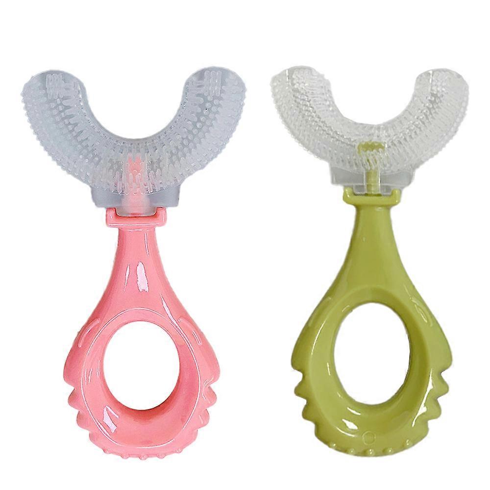 Soft Silicone Training U Shaped Toothbrush - U Shaped Toothbrush Kids