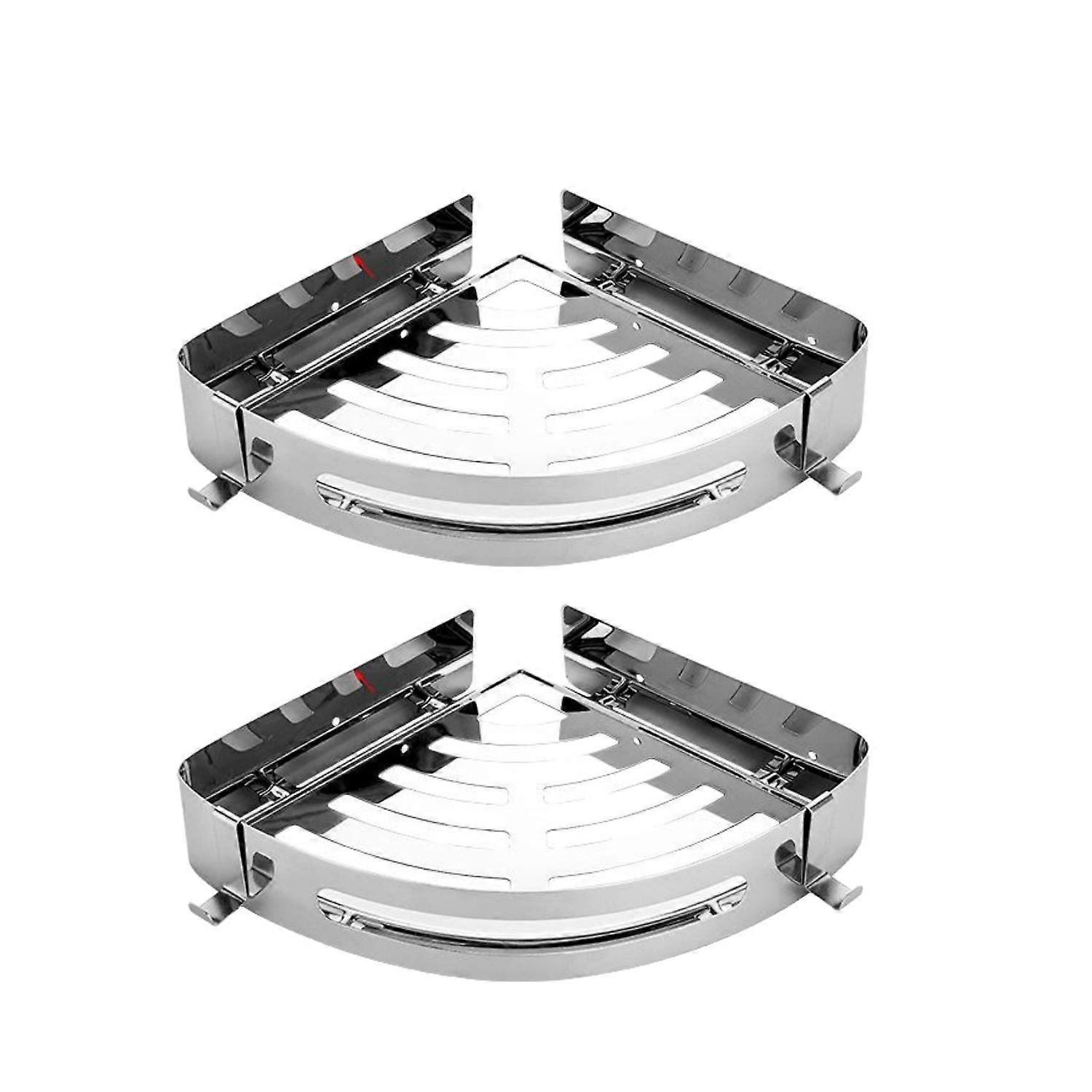 2pcs bathroom tripod storage rack