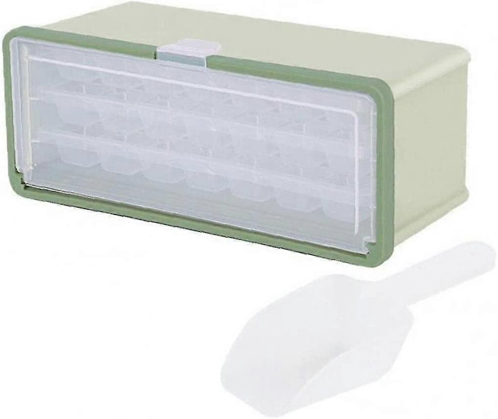 Ice Cube Tray Container 3 Layers Storage Box With Scoop For Cocktails Waterbottles Bar Kitchen
