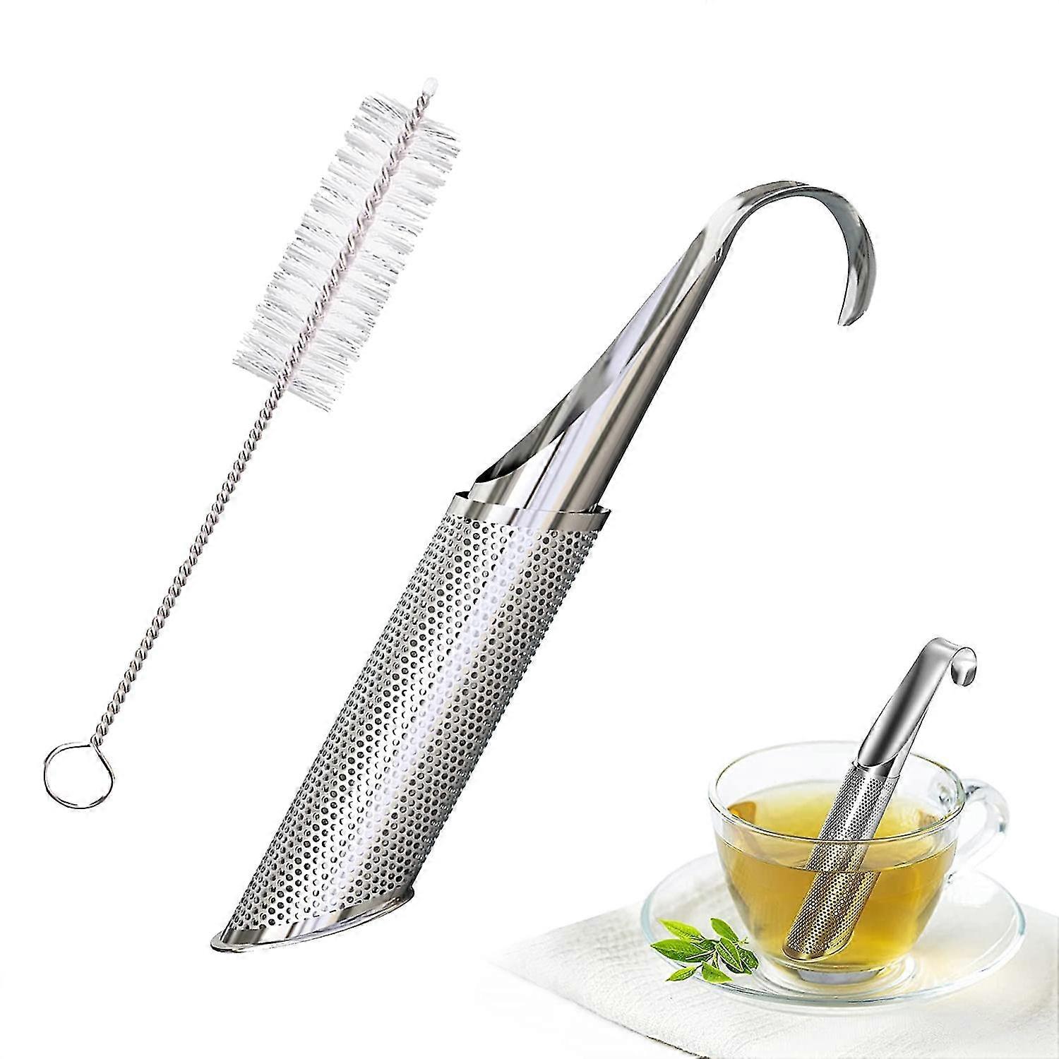Stainless Steel Tea Leak Tea Maker (with Brush)