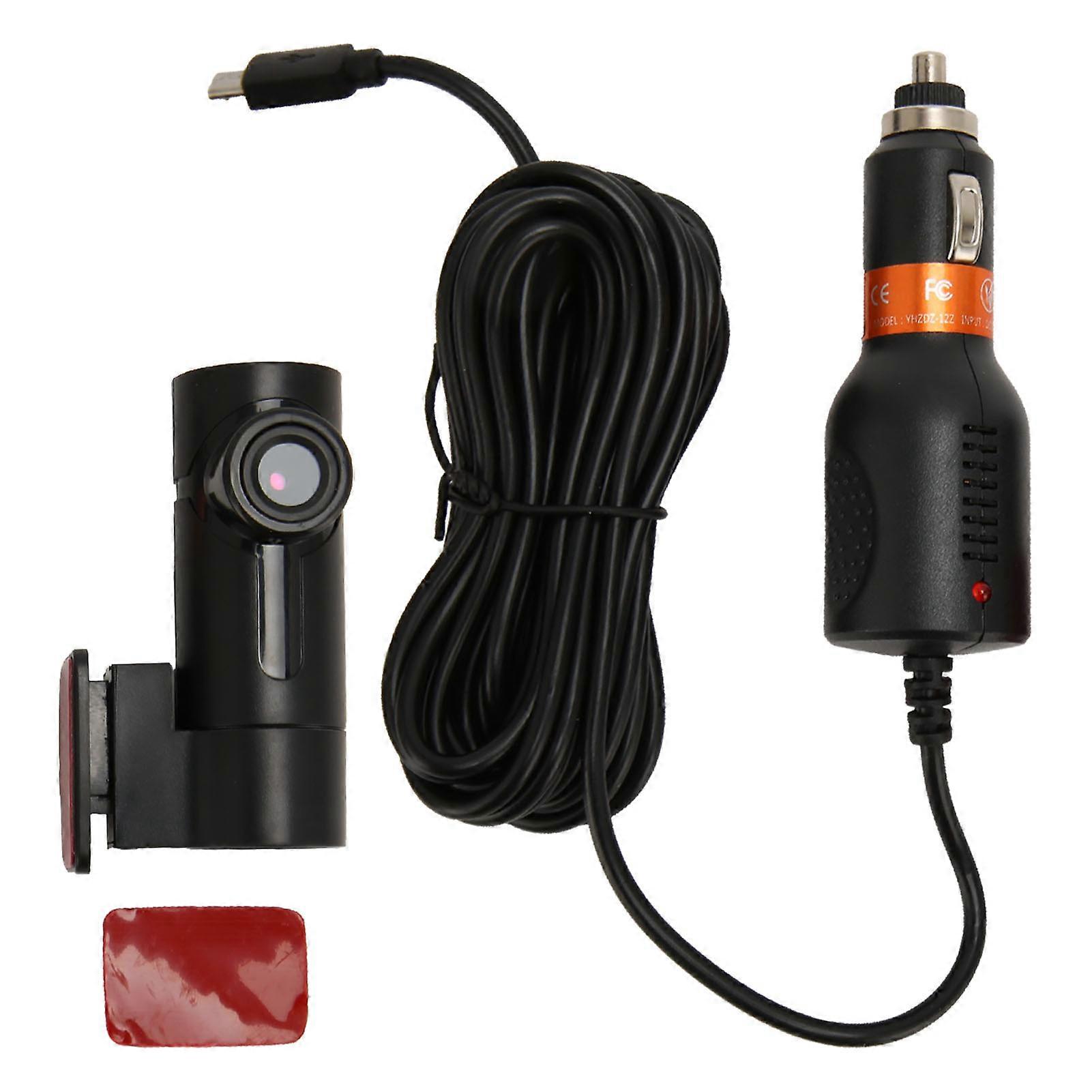 Dash Cam WiFi FHD 1080P 360 Degrees Rotatable Mini Cycle Record Driving Recorder with Night Vision for Cars Trucks SUVs