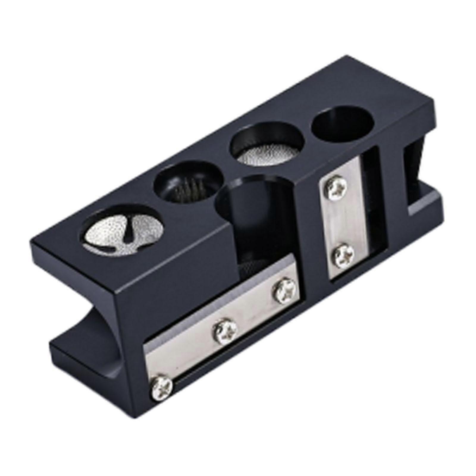 Outil de réparation de pointe de queue de billard pour la mise en forme des pointes de billard léger noir