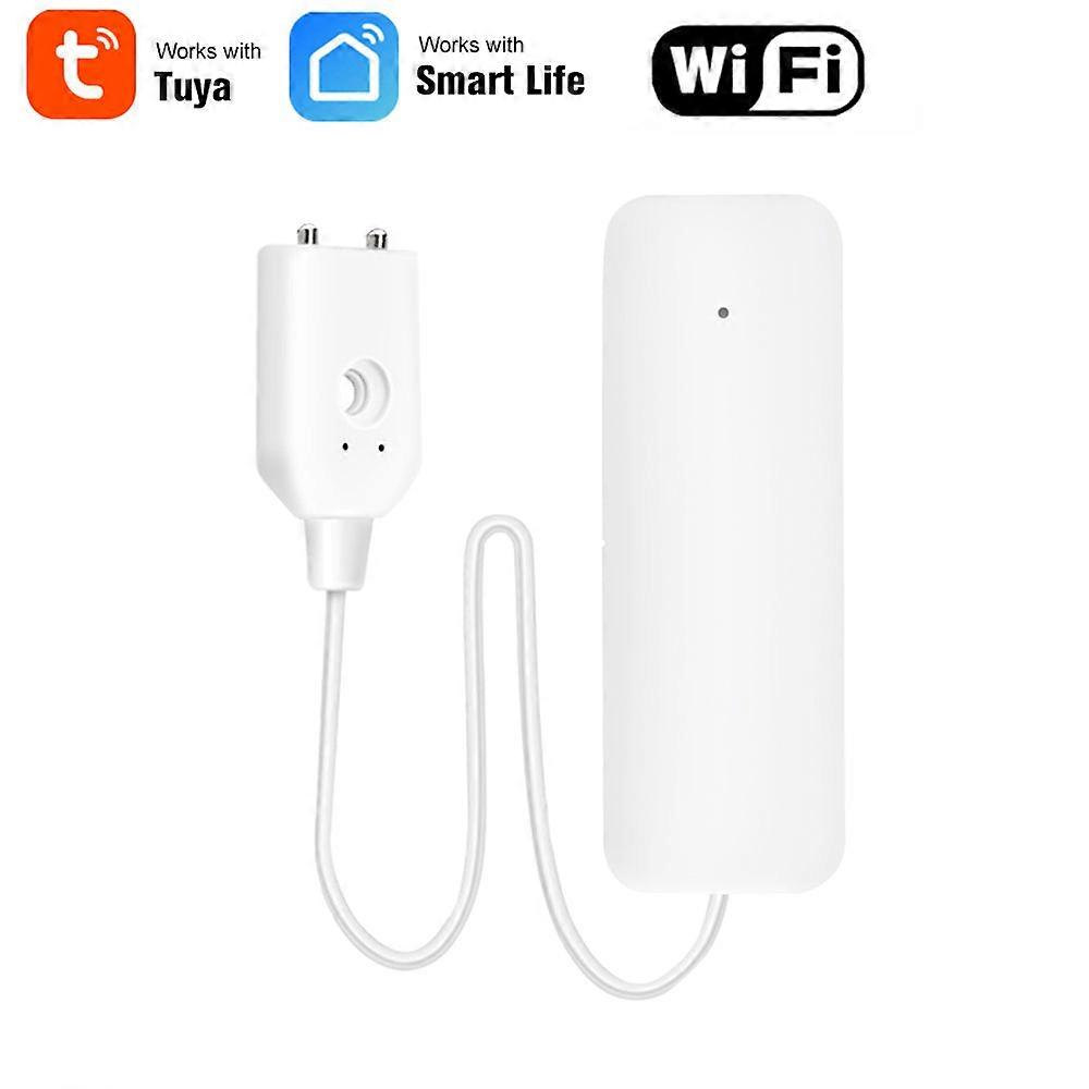Water Alarm Sensor Wifi Water Leak Detector Overflow Flood Leakage Alerts Remote Monitor Leak Notifications By Tuya/smart Life
