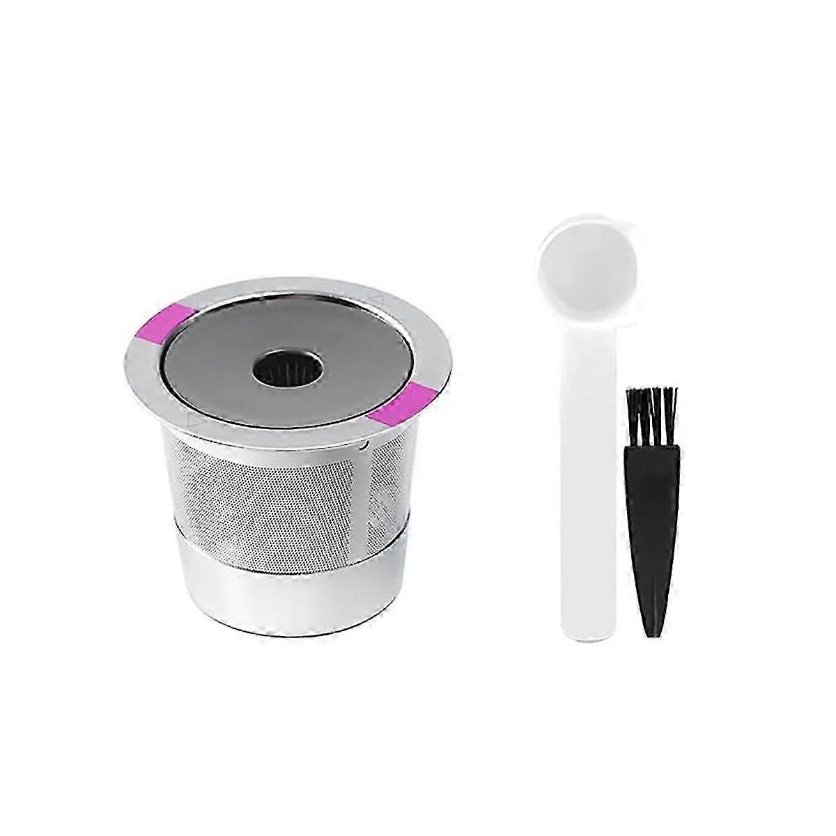 Egnet for K- pluss kaffemaskinsyklusfylling, bruk rustfritt stålfilterkopp K Cup (1 hull)