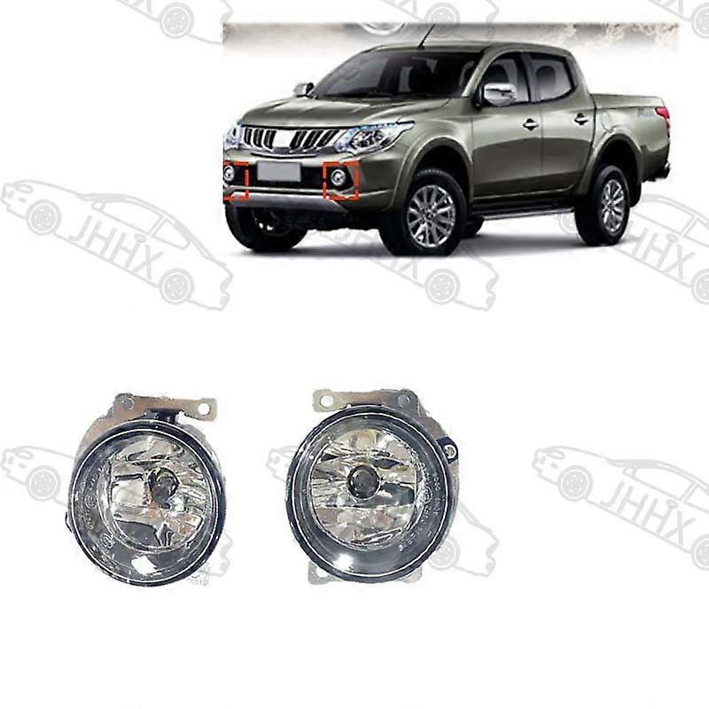 Compatible Pajero 2008 Fog Light Front Bumper Light Front Anti-Fog Light Bar Light