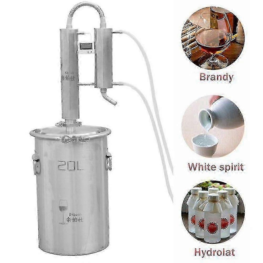 Alkoholový destilátor etanolu Domácí kotel na výrobu vína 304 nerezová ocel-zzy