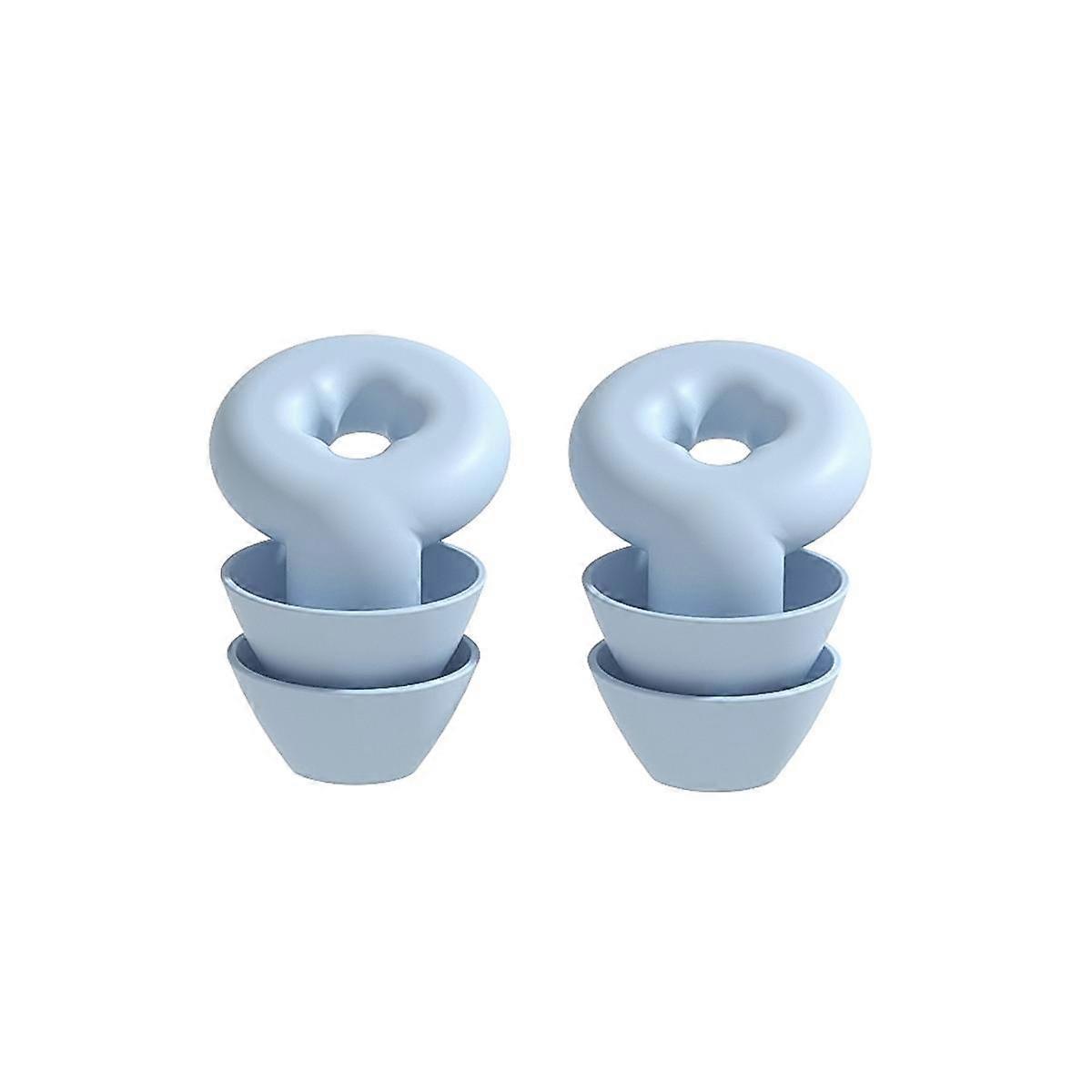 Soft Ear Plugs for Noise Reduction Waterproof Silicone Ear Plug for Sleeping Airplanes Noise Sensit