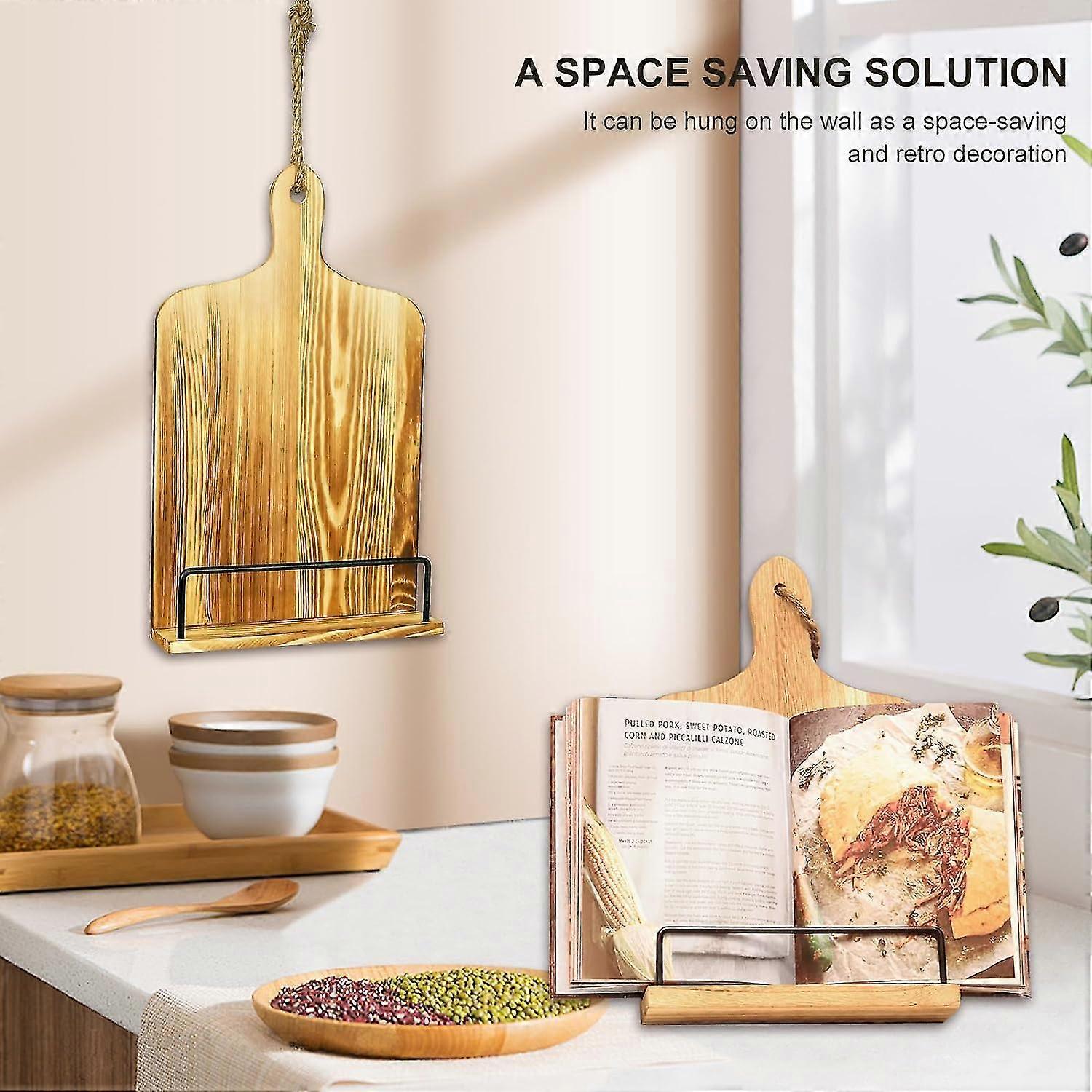 Recipe Book Stand Holder, Elegant Kitchen Cookbook Holder Adjustable ...