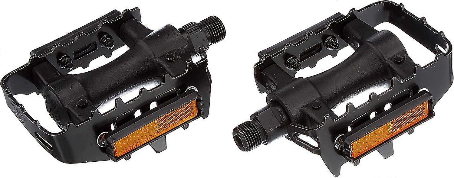 Pedal de bicicleta MTB de alumínio com refletores