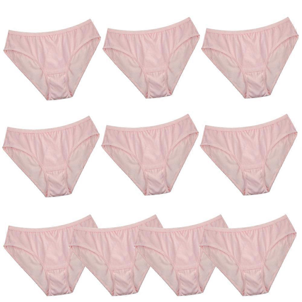 10 piezas de ropa interior desechable de algodón