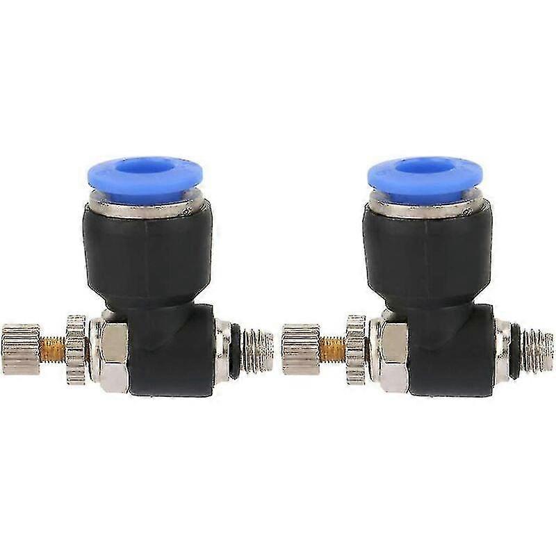 2pcs Pneumatic Quick Fitting Connector Hose Fitting Pneumatic Regulator Air Flow Best Gift
