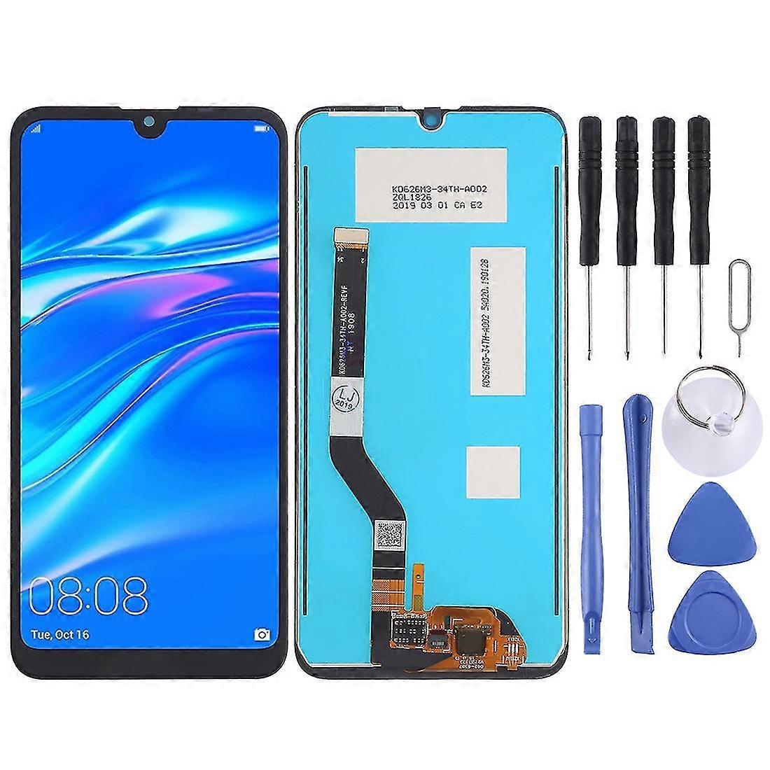 OEM LCD Screen for Huawei Y7 (2019) with Digitizer Full Assembly (Black) - Enjoy a Crisp and Vivid Display on Your Phone
