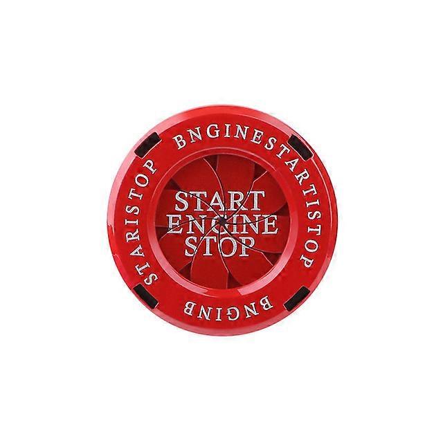 Car Moto Engine Start Stop Button Cover Ignition Switch blade-type Rotatable Protection Cap Interior Decoration Decor Sticker