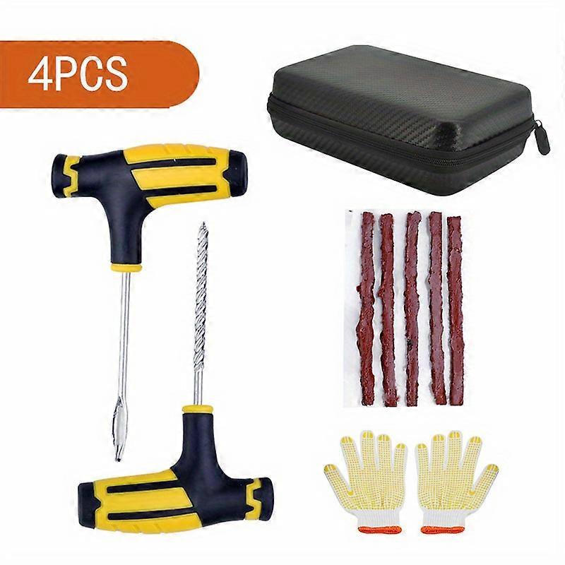 Auto Tire Repair Kit Multi Tool Pliers For Car, Truck, RV, Flat Tubeless Tire Puncture Studding Plug Tool, Vacuum Film Rubber Nail