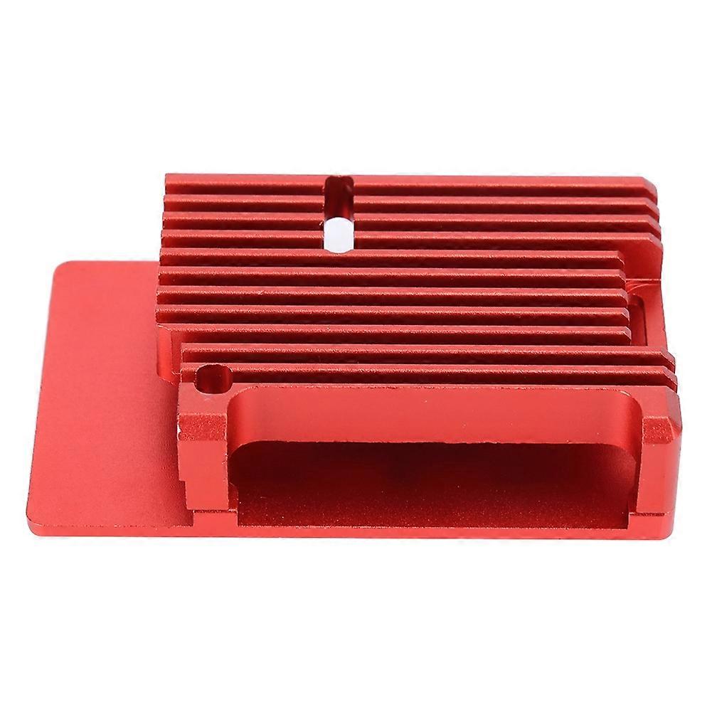 Raspberry Pi 4 Case CNC Aluminum Alloy Protective Box Red Enclosure