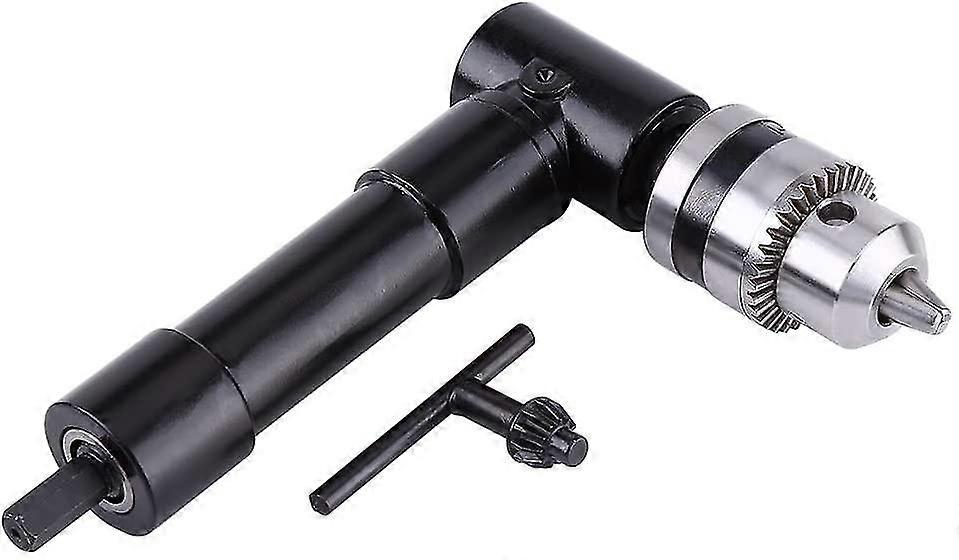 8mm self-tightening right angle drill chuck adapter