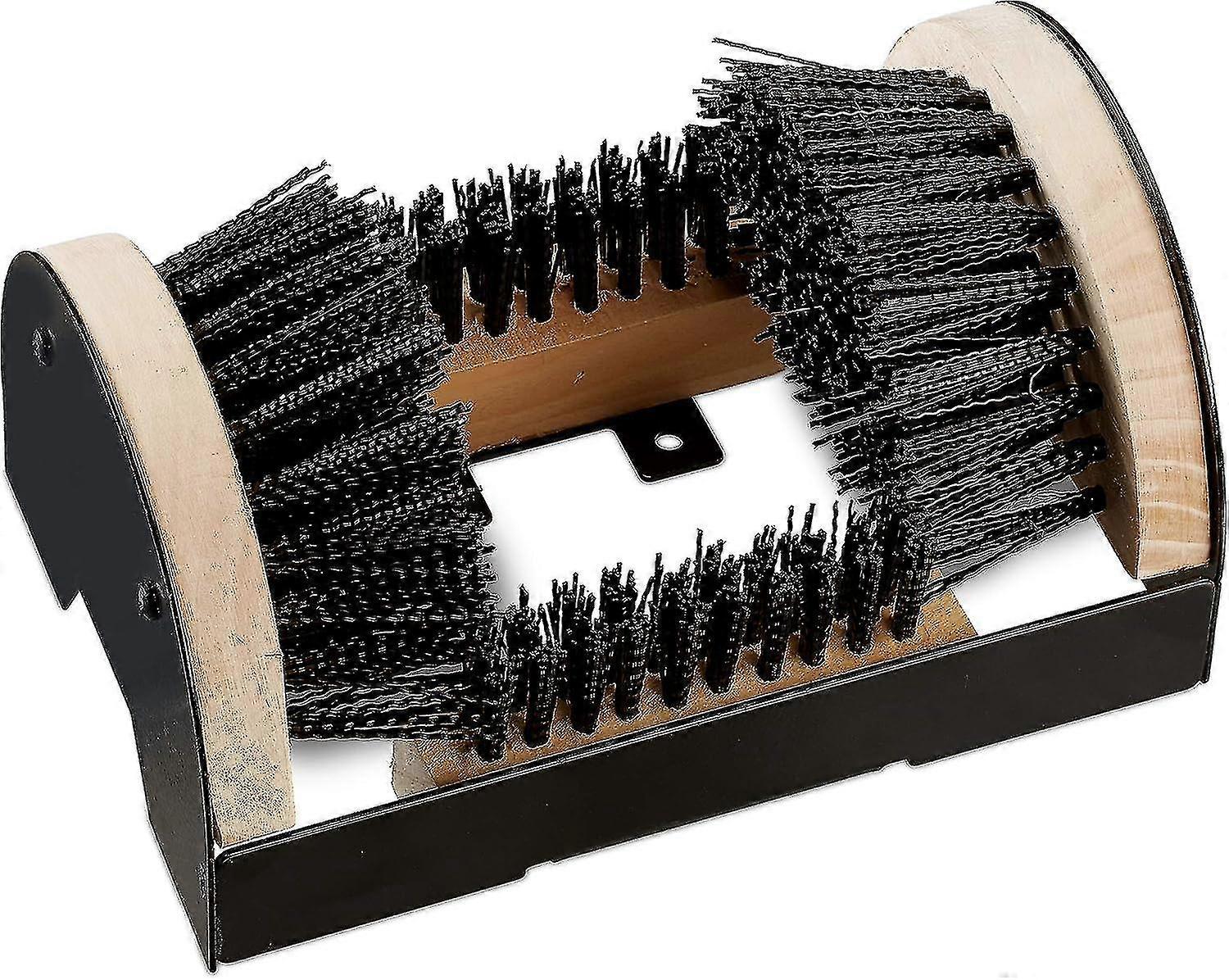 Black/plain Shoe Brush, All Around, Boot Scraper, For Outdoors, Sturdy Bristles, Floor Attachment