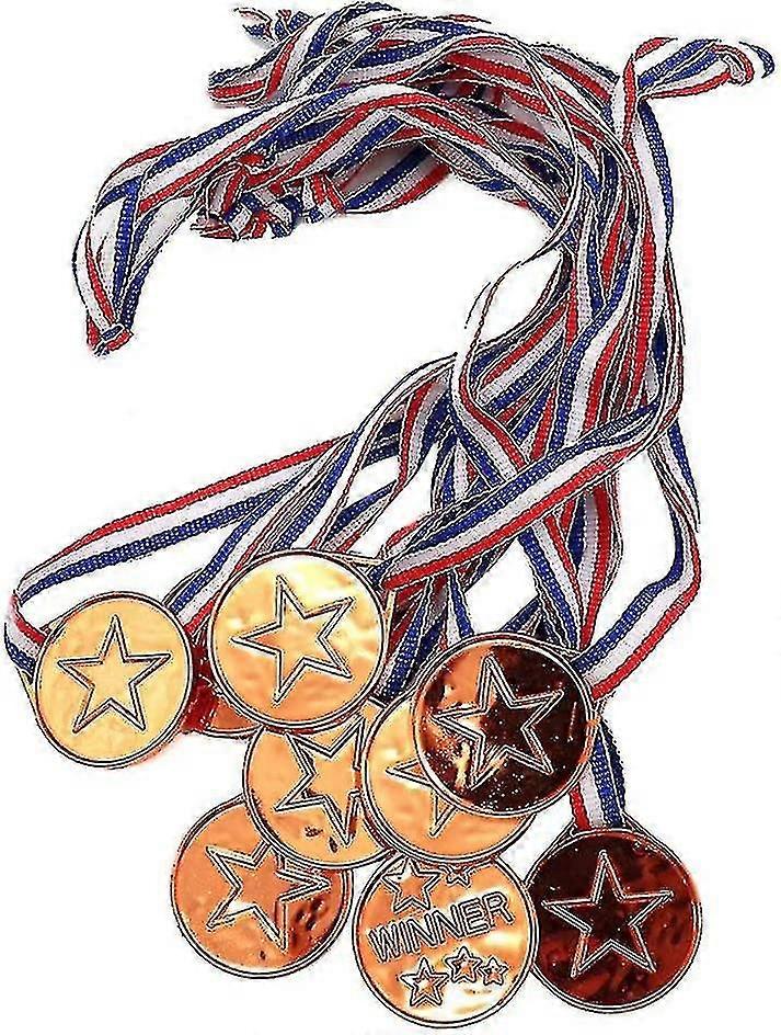 Műanyag győztes érmek gyerekeknek - 20 db-os készlet bulikhoz, játékokhoz, sportokhoz