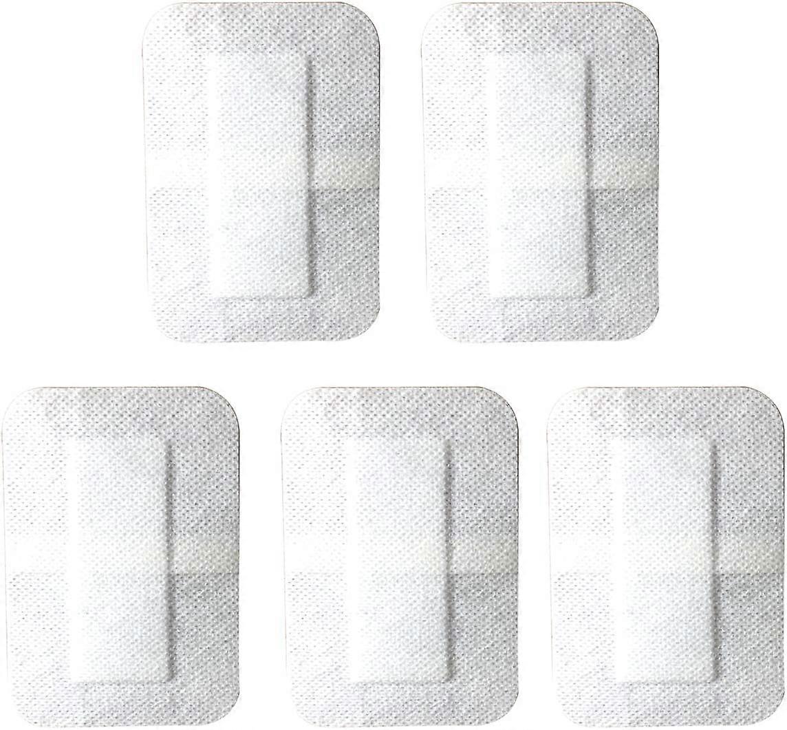 10PCS Adhesive Sterile Wound Dressing, Breathable Composite Dressing 7x6cm