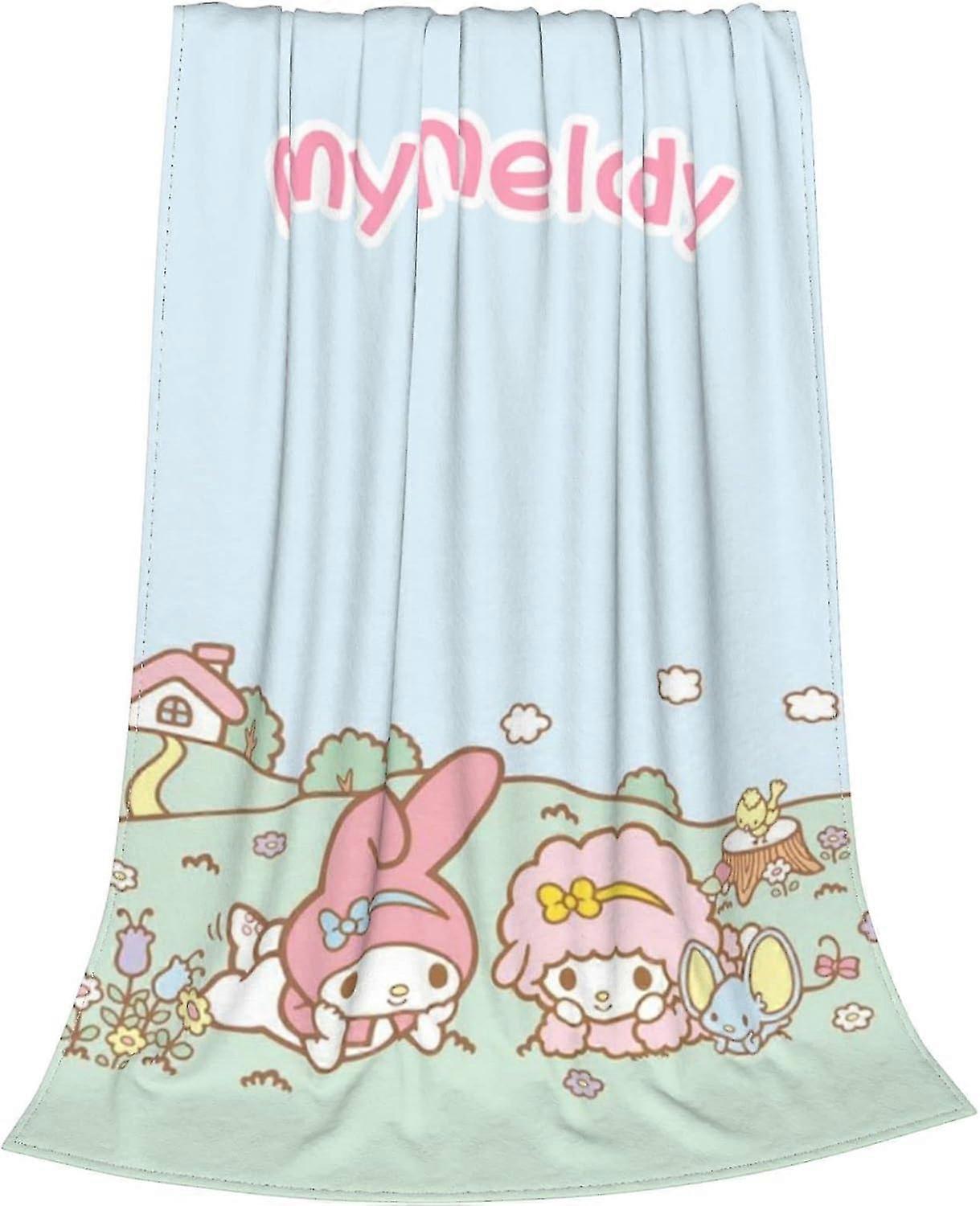Cobertor macio super da flanela com melodia dos desenhos animados, confortável e acolhedor, para o sofá e o quarto - CT903jvrivjh2456