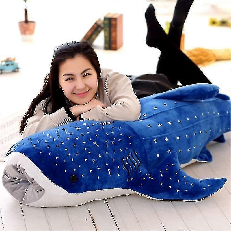 كبيرة الحجم لينة القرش أفخم لعبة كبيرة الإبداعية الحوت الأزرق المحشو لينة سمك القرش البحر أفخم وسادة جميلة الأطفال دمية الطفل xixi