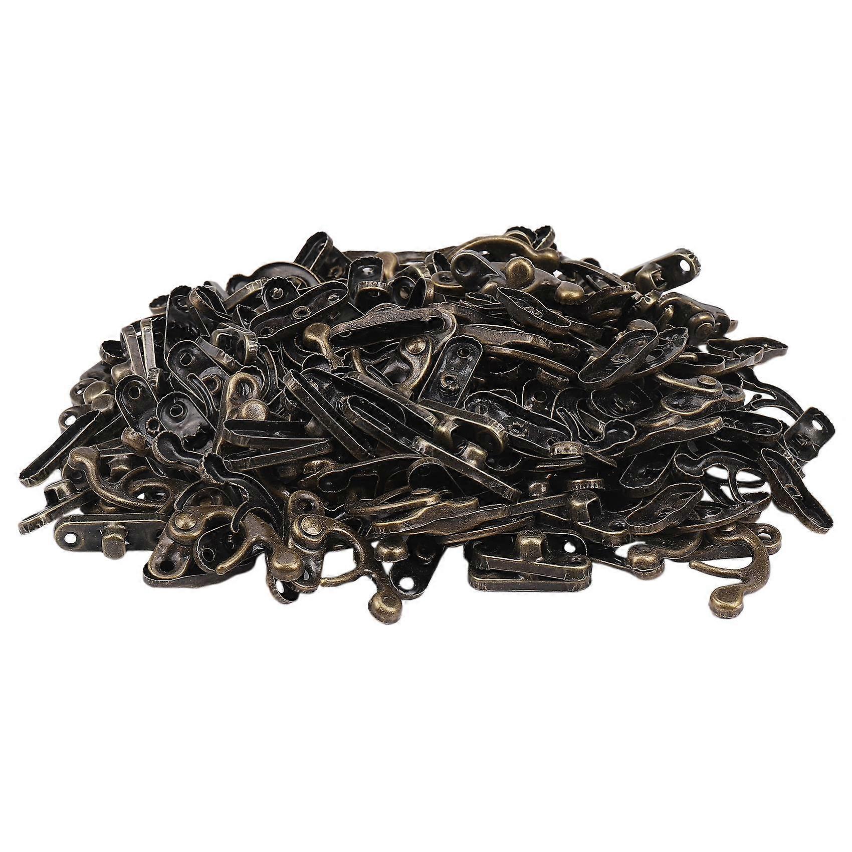 100PCS Vintage Metal Hardware Furniture Wooden Box Leather Bag Hardware Decorative Latch Clasps Loc