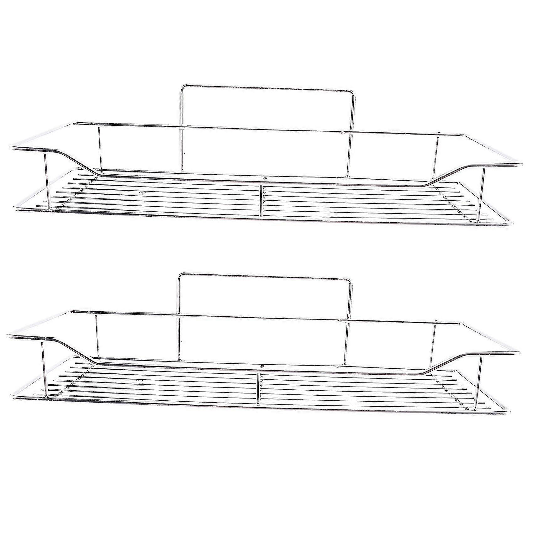 Stainless Steel Perforated Toilet Wall Mounted Storage Rack Large