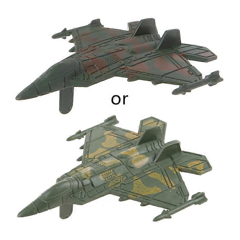 Plastic Military Airplane Fighter Model Kids Simulation Plane Toy Collection Dec