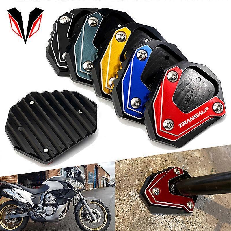 For Honda XLV 600 650 700 TRANSALP XL600V XL650 Motorcycle CNC Kickstand Foot Side Stand Extension Pad Support Plate Accessories