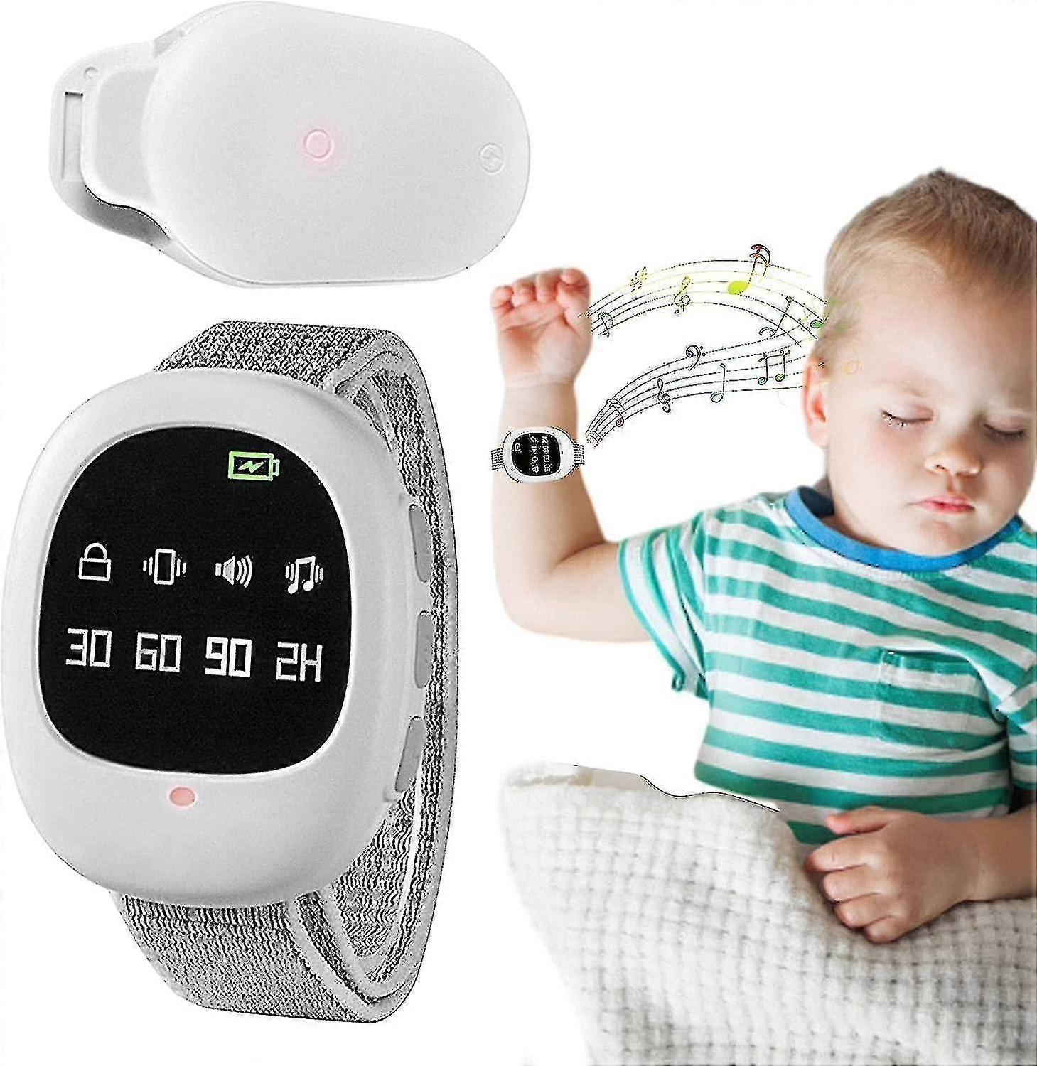 Bedwetting Alarm For Kids, Wireless Bedwetting Alarm Potty Training Watch With 4 Timer Vibration, Bedwetting Monitor Sensor For Elderly, Children