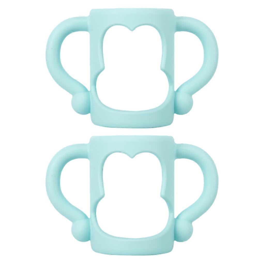 2pcs Baby Milking Feeding Bottle Handle Silicone Handle for Feeding Bottle