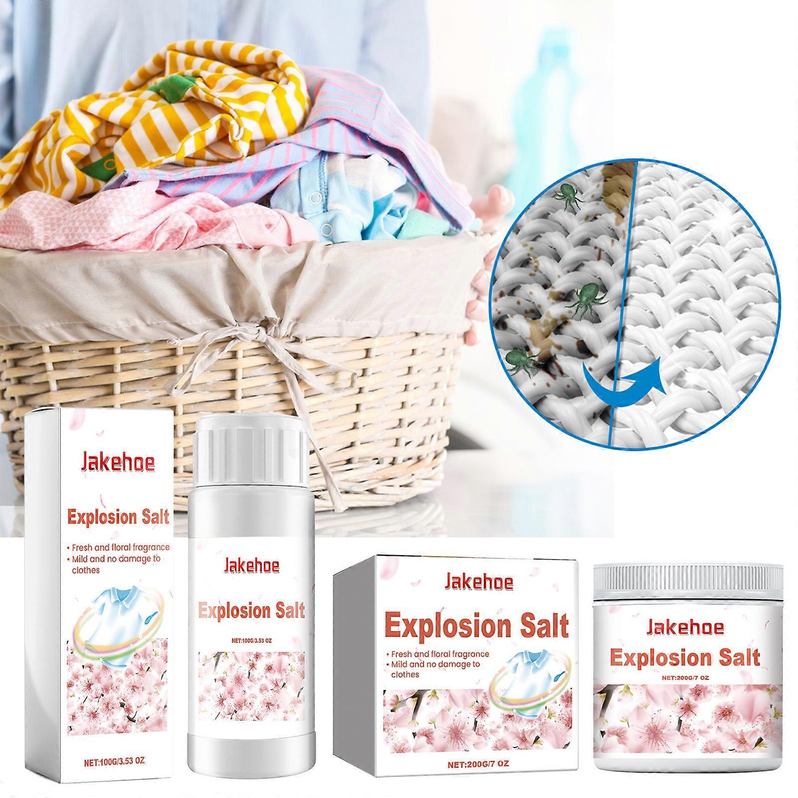 Explosion Salt Multi-functional Bio-Enzyme Cleaning, Explosive Salt Multipurpose Cleaner Salt for Cleaning all Kinds of Clothing Shoes
