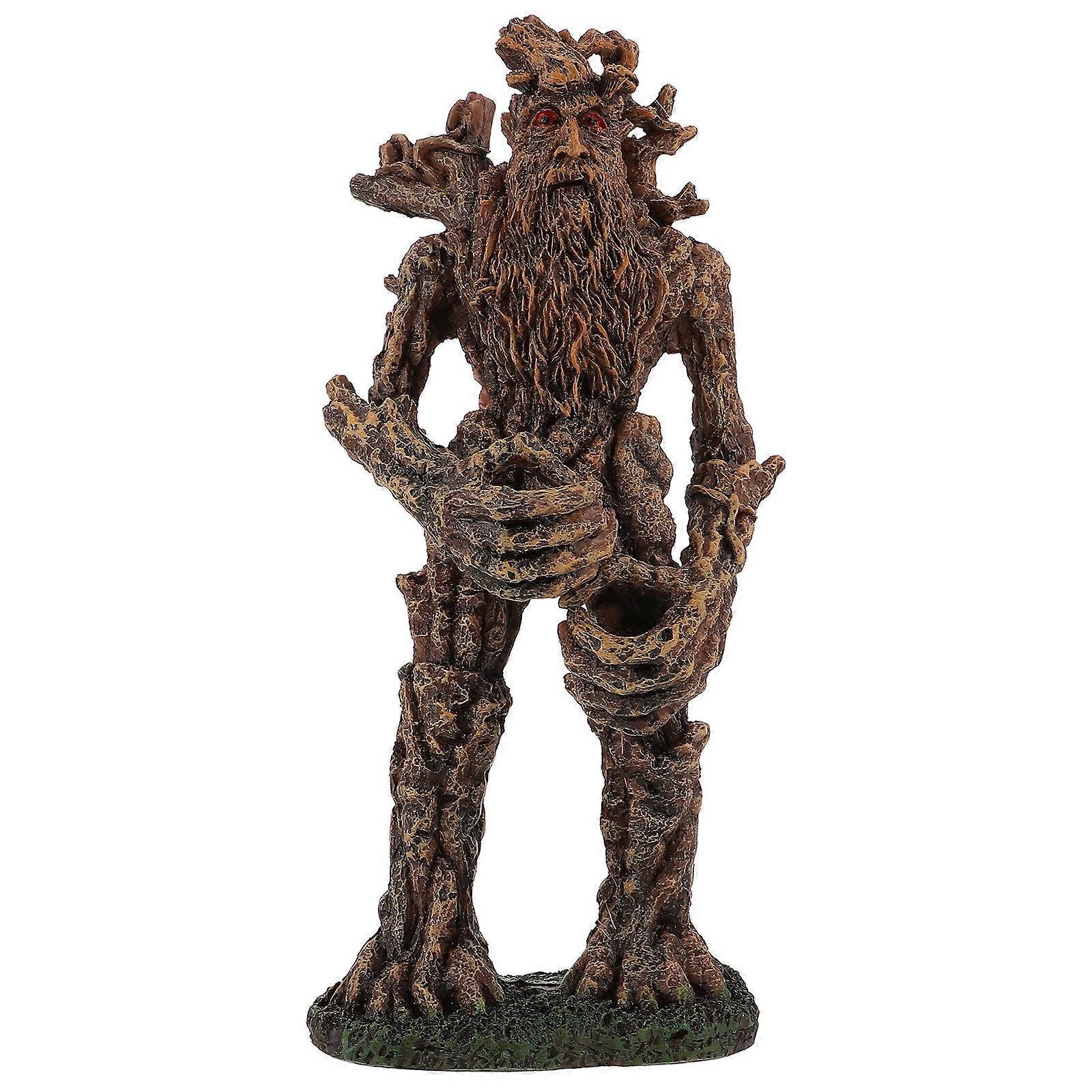Fish Tank Treeman Adornment Simulation Tree Man Model Ornament Figurine (Random Color)