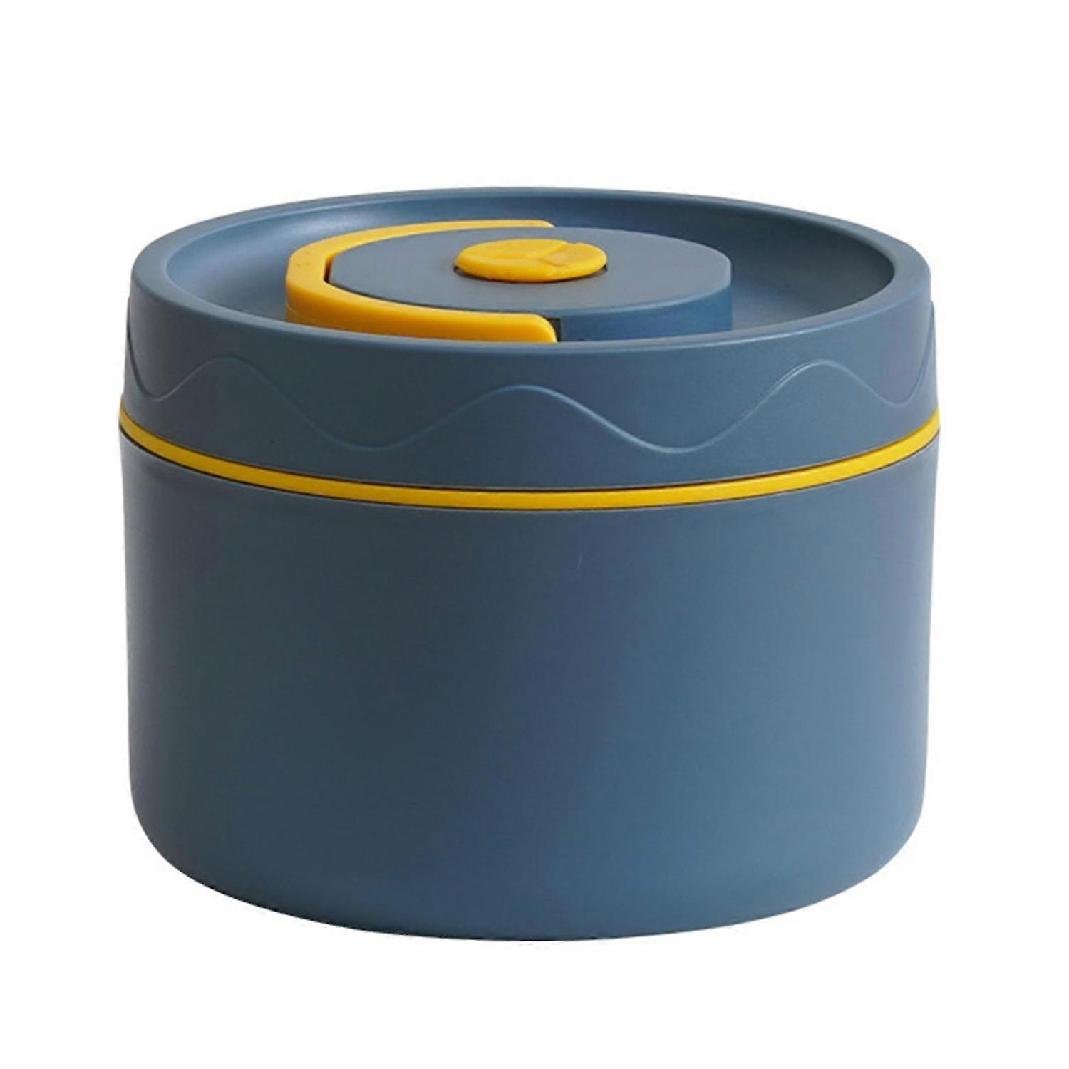 1/2/3/4Pcs 420ml/550ml Lunch Box Round Shape Sealing Rubber Ring Leak Proof 3H Time Food Storage Ins