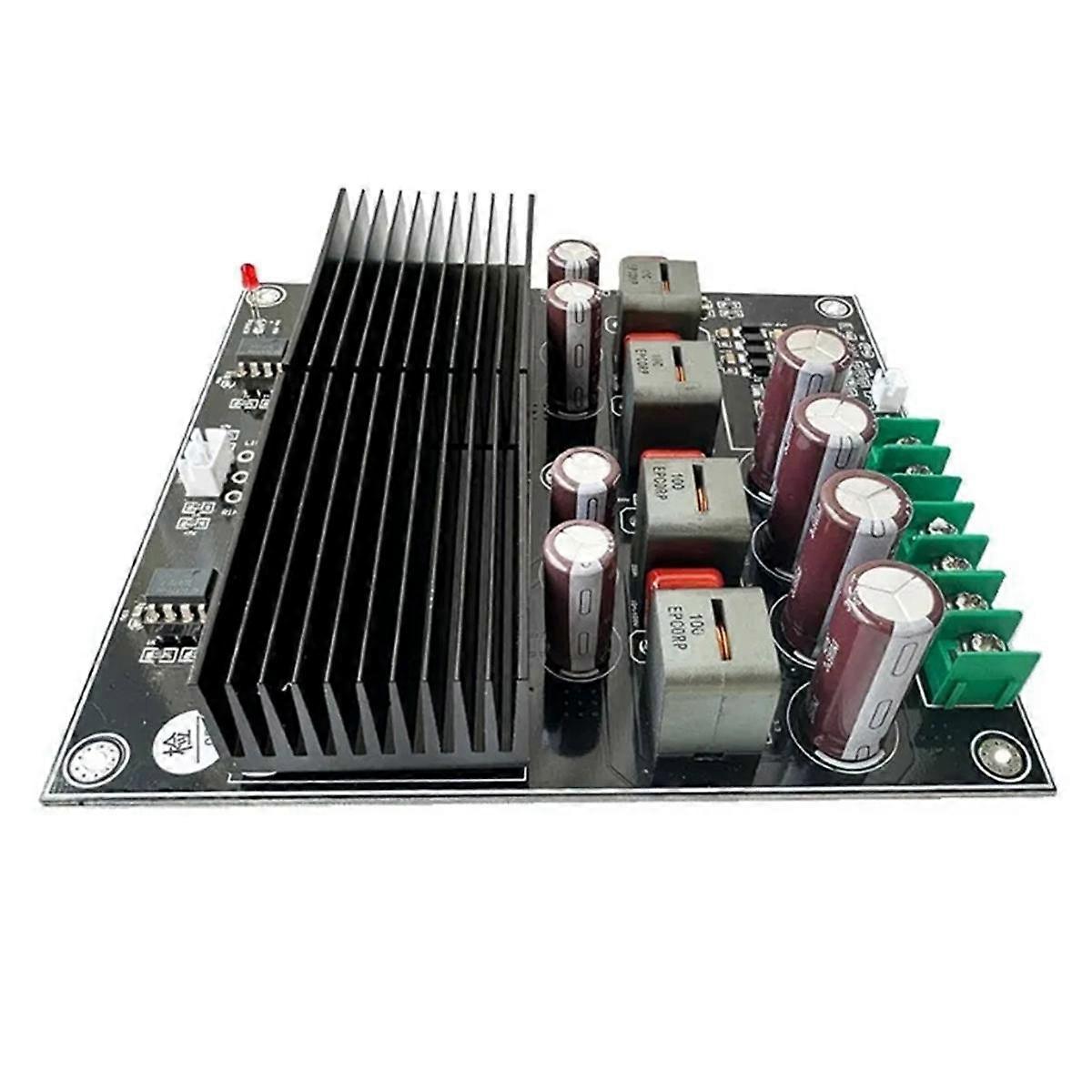 SAMP-200 HIFI Dual Core TPA3255 Stereo Amplifier Board 2 Channel 600W+600W Class D Digital Power Amplifier TL072 OP AMP