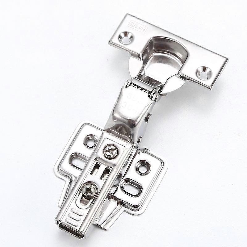 Set of 2 Slow Close Kitchen Cupboard Door Hinges, with Integrated Soft Close Mechanism (Easy to Install + Removable)